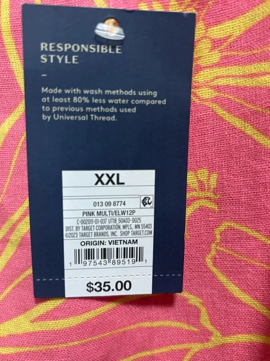 UNIVERSAL THREAD  Balloon Mini A-line Side Cutout Floral Dress - Picture 6 of 7